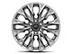 Fuel Wheels Flame Platinum 6-Lug Wheel; 22x12; -44mm Offset (21-24 F-150)