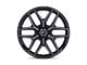 Fuel Wheels Flux Gloss Black Brushed Face with Gray Tint 6-Lug Wheel; 22x9.5; 20mm Offset (21-24 F-150)