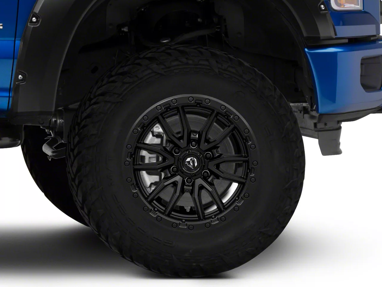 F-150 18x9 Fuel Rebel Wheel & 33in NITTO All-Terrain Ridge Grappler A/T ...