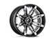 Fuel Wheels Fusion Forged Brawl Chrome with Gloss Black Lip 6-Lug Wheel; 20x10; -18mm Offset (21-24 F-150)