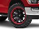 Fuel Wheels Fusion Forged Catalyst Matte Black with Candy Red Lip 6-Lug Wheel; 20x9; 1mm Offset (21-24 F-150)