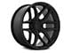 Fuel Wheels Fusion Forged Flux Blackout 6-Lug Wheel; 17x9; 1mm Offset (21-25 F-150)