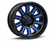 Fuel Wheels Hardline Gloss Black with Blue Tinted Clear 6-Lug Wheel; 20x9; 20mm Offset (21-24 F-150)