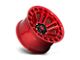 Fuel Wheels Heater Candy Red Machined 6-Lug Wheel; 20x10; -18mm Offset (21-24 F-150)