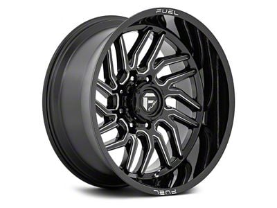 Fuel Wheels Hurricane Gloss Black Milled 6-Lug Wheel; 20x9; 20mm Offset (21-24 F-150)