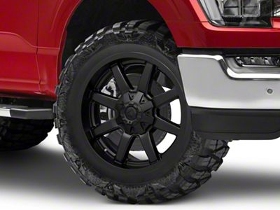 Fuel Wheels Maverick Satin Black 6-Lug Wheel; 20x12; -44mm Offset (21-24 F-150)