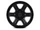 Fuel Wheels Outrun Matte Black with Gloss Black Lip 6-Lug Wheel; 18x9; 18mm Offset (21-24 F-150)