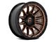 Fuel Wheels Piston Matte Bronze with Gloss Black Lip 6-Lug Wheel; 20x10; -18mm Offset (21-24 F-150)