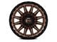 Fuel Wheels Piston Matte Bronze with Gloss Black Lip 6-Lug Wheel; 20x10; -18mm Offset (21-24 F-150)