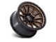 Fuel Wheels Piston Matte Bronze with Gloss Black Lip 6-Lug Wheel; 22x10; -18mm Offset (21-24 F-150)