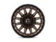 Fuel Wheels Piston Matte Bronze with Gloss Black Lip 6-Lug Wheel; 22x10; -18mm Offset (21-24 F-150)