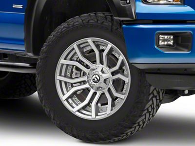 Fuel Wheels Rage Platinum Brushed Gunmetal 6-Lug Wheel; 20x10; -18mm Offset (15-20 F-150)