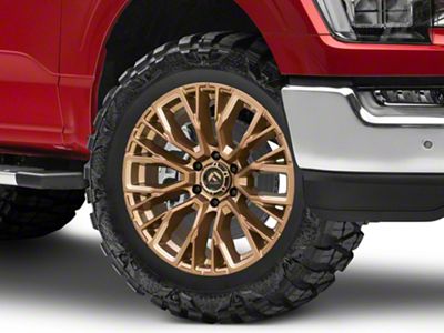 Fuel Wheels Rebar Platinum Bronze Milled 6-Lug Wheel; 20x10; -18mm Offset (21-25 F-150)