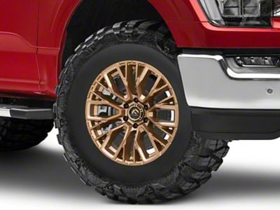 Fuel Wheels Rebar Platinum Bronze Milled 6-Lug Wheel; 17x9; 1mm Offset (21-24 F-150)