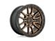 Fuel Wheels Rebel Matte Bronze with Black Bead Ring 6-Lug Wheel; 22x12; -44mm Offset (21-24 F-150)