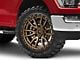 Fuel Wheels Rebel Matte Bronze with Black Bead Ring 6-Lug Wheel; 22x9; 20mm Offset (21-24 F-150)