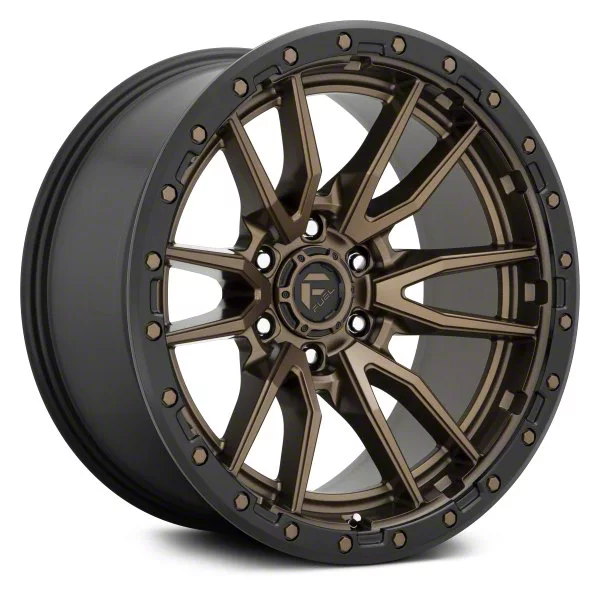 Fuel Wheels F-150 Rebel Matte Bronze with Black Bead Ring 6-Lug Wheel ...