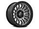 Fuel Wheels Rincon Matte Gunmetal with Black Lip 6-Lug Wheel; 20x9; 1mm Offset (21-24 F-150)