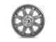 Fuel Wheels Rogue Platinum Brushed Gunmetal with Tinted Clear 6-Lug Wheel; 20x10; -18mm Offset (21-25 F-150)