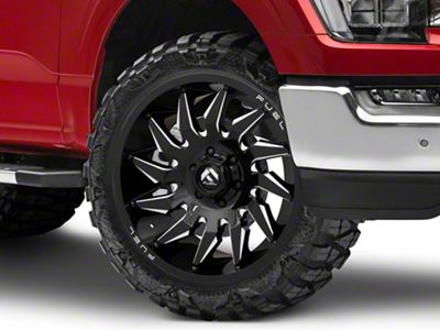 Fuel Wheels Saber Gloss Black Milled 6-Lug Wheel; 24x12; -44mm Offset (21-24 F-150)