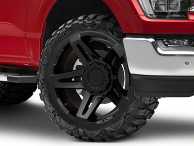 Fuel Wheels SFJ Matte Black 6-Lug Wheel; 22x14; -75mm Offset (21-24 F-150)