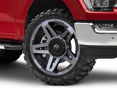 Fuel Wheels SFJ Matte Gunmetal 6-Lug Wheel; 22x14; -75mm Offset (21-24 F-150)