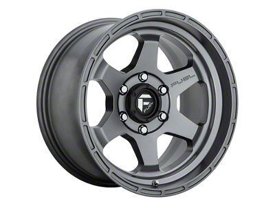 Fuel Wheels Shok Matte Anthracite 6-Lug Wheel; 17x9; 1mm Offset (21-24 F-150)