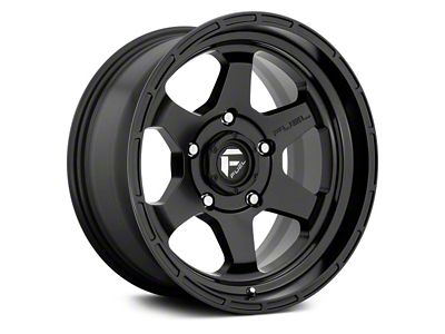Fuel Wheels Shok Matte Black 6-Lug Wheel; 18x9; 1mm Offset (21-24 F-150)