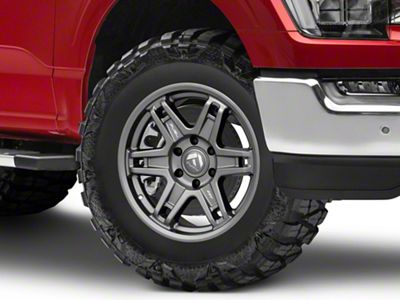 Fuel Wheels Slayer Matte Gunmetal 6-Lug Wheel; 18x8.5; 1mm Offset (21-25 F-150)