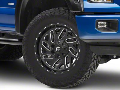 Fuel Wheels Triton Gloss Black Milled 6-Lug Wheel; 20x9; 20mm Offset (15-20 F-150)