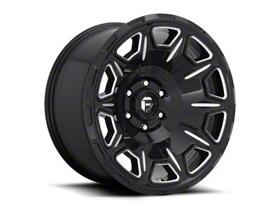Fuel Wheels Vengeance Gloss Black Milled 6-Lug Wheel; 20x9; 1mm Offset (21-24 F-150)