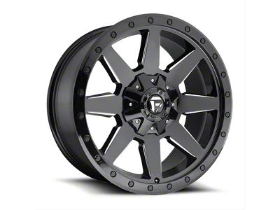 Fuel Wheels Wildcat Gloss Black Milled 6-Lug Wheel; 17x9; 1mm Offset (15-20 F-150)