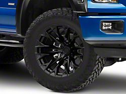 Fuel Wheels Flame Blackout 6-Lug Wheel; 20x10; -18mm Offset (15-20 F-150)