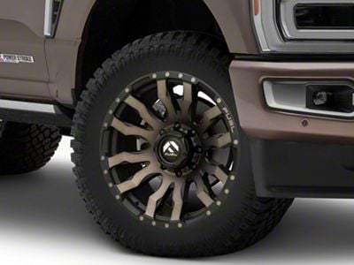 Fuel Wheels Blitz Matte Black Double Dark Tint 8-Lug Wheel; 20x10; -18mm Offset (23-25 F-250 Super Duty)