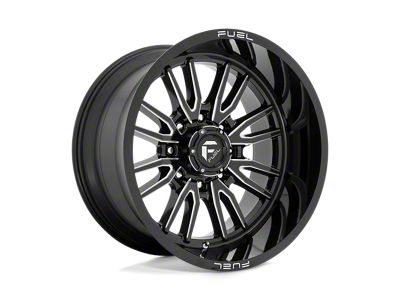 Fuel Wheels Clash Gloss Black Milled 8-Lug Wheel; 22x12; -44mm Offset (23-24 F-250 Super Duty)