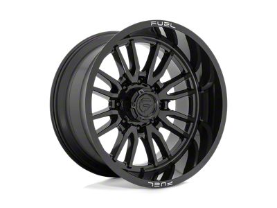 Fuel Wheels Clash Gloss Black 8-Lug Wheel; 22x12; -44mm Offset (23-24 F-250 Super Duty)