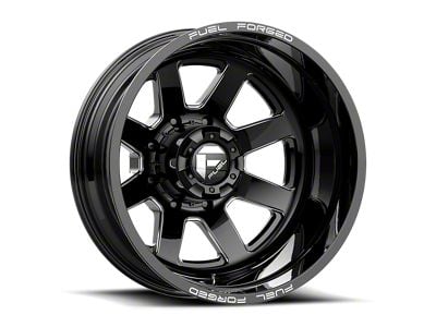 Fuel Wheels FF09D Matte Black Milled 8-Lug Wheel; 20x10; -24mm Offset (23-24 F-250 Super Duty)