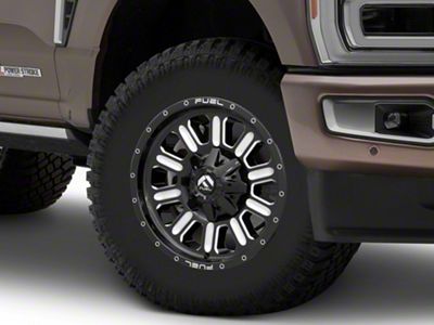 Fuel Wheels Hardline Gloss Black Milled 8-Lug Wheel; 18x9; 20mm Offset (23-25 F-250 Super Duty)