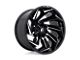 Fuel Wheels Reaction Gloss Black Milled 8-Lug Wheel; 22x12; -44mm Offset (23-24 F-250 Super Duty)