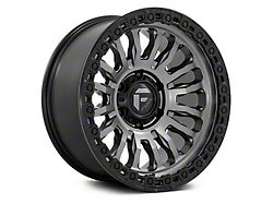 Fuel Wheels Rincon Matte Gunmetal with Black Lip 8-Lug Wheel; 20x9; 1mm Offset (23-24 F-250 Super Duty)