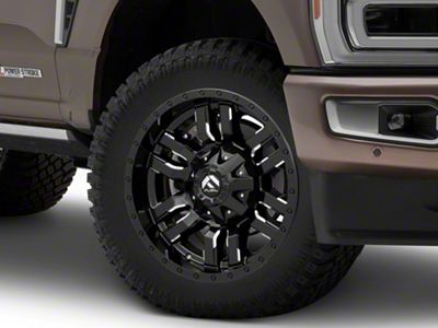 Fuel Wheels Sledge Gloss Black Milled 8-Lug Wheel; 22x10; -18mm Offset (23-25 F-250 Super Duty)