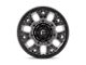 Fuel Wheels Traction Matte Gunmetal with Black Ring 8-Lug Wheel; 20x10; -18mm Offset (23-24 F-250 Super Duty)