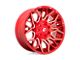 Fuel Wheels Twitch Candy Red Milled 8-Lug Wheel; 20x10; -18mm Offset (23-24 F-250 Super Duty)