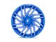 Fuel Wheels Typhoon Anodized Blue Milled 8-Lug Wheel; 22x10; -18mm Offset (23-24 F-250 Super Duty)