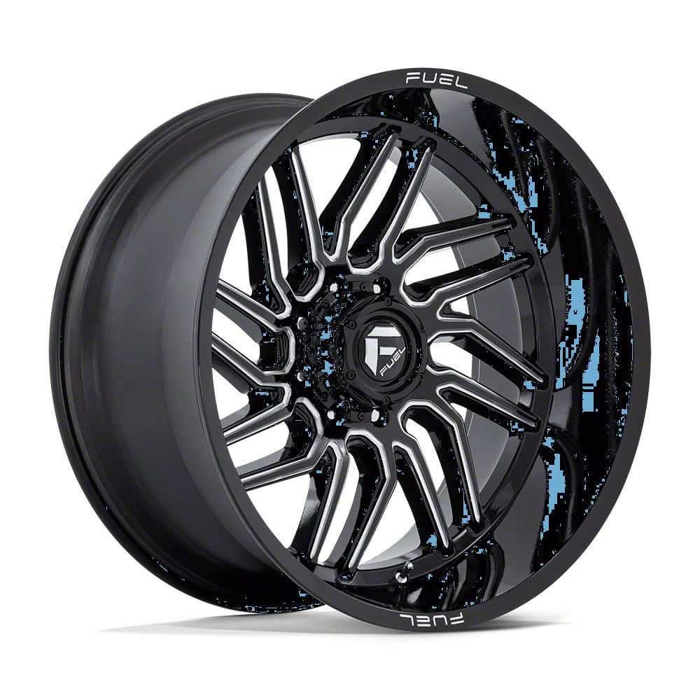 Fuel Wheels F-350 Super Duty Hurricane Gloss Black Milled 8-Lug Wheel ...