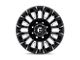 Fuel Wheels Quake Gloss Black Milled 8-Lug Wheel; 18x9; 1mm Offset (23-24 F-350 Super Duty SRW)