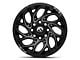 Fuel Wheels Runner Gloss Black Milled 8-Lug Wheel; 20x9; 1mm Offset (23-24 F-350 Super Duty SRW)