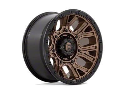 Fuel Wheels Traction Matte Bronze with Black Ring 8-Lug Wheel; 20x10; -18mm Offset (23-24 F-350 Super Duty SRW)