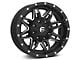 Fuel Wheels Lethal Matte Black Machined 6-Lug Wheel; 17x9; -12mm Offset (04-08 F-150)