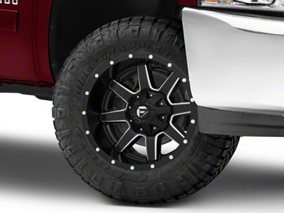 Fuel Wheels Maverick Matte Black Milled 6-Lug Wheel; 18x12; -44mm Offset (07-13 Silverado 1500)